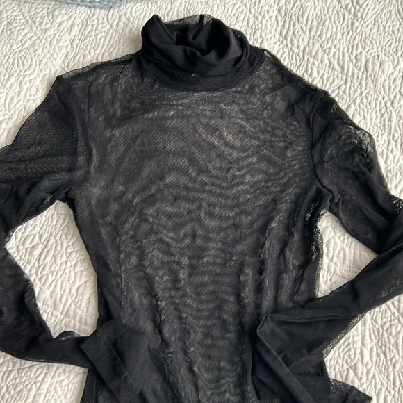 American apparel, mesh, see-through bodysuit size extra small - Picture 6 of 7
